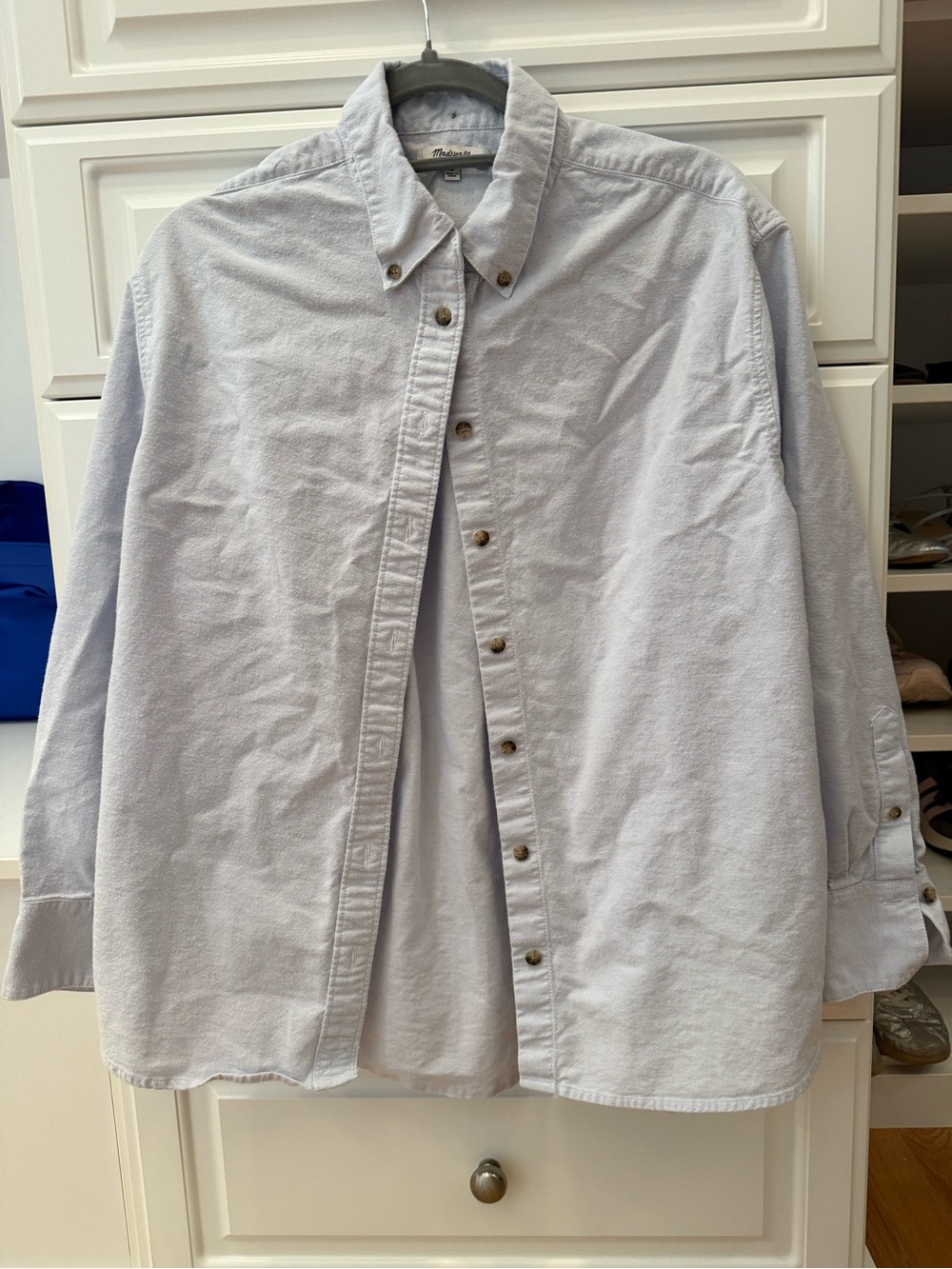 Oversized Boyfriend Button-Down Shirt